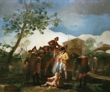El guitarrista ciego Francisco de Goya Pinturas al óleo